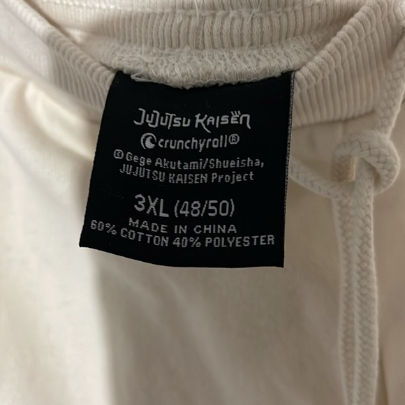 Brand new anime, sweatpants, three XL color cream - Picture 4 of 4